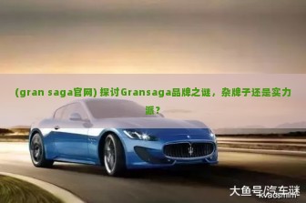 (gran saga官网) 探讨Gransaga品牌之谜，杂牌子还是实力派？